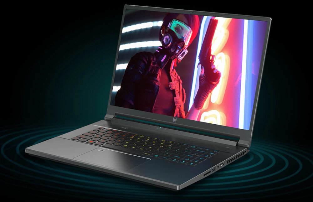 Laptop ACER Predator Triton 500 SE dźwięk głośniki audio jakość