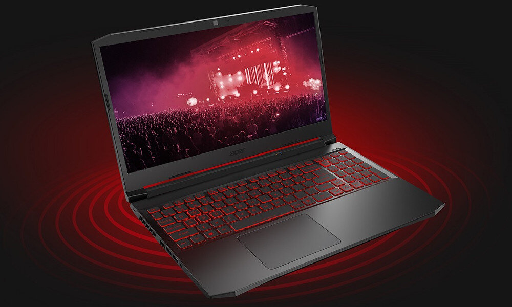 Laptop ACER Nitro 5 AN515-55 dźwięk głośniki audio jakość