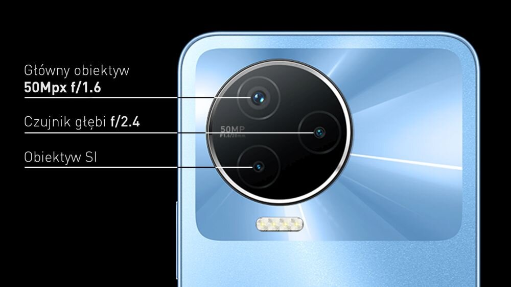Smartfon INFINIX Note 12 2023 ekran bateria aparat procesor ram pamięć pojemność rozdzielczość zdjęcia filmy opis dane cechy blokady system łączność wifi bluetooth obudowa szkło odporność porty muzyka transfer sieć przekątna matryca waga czujniki
