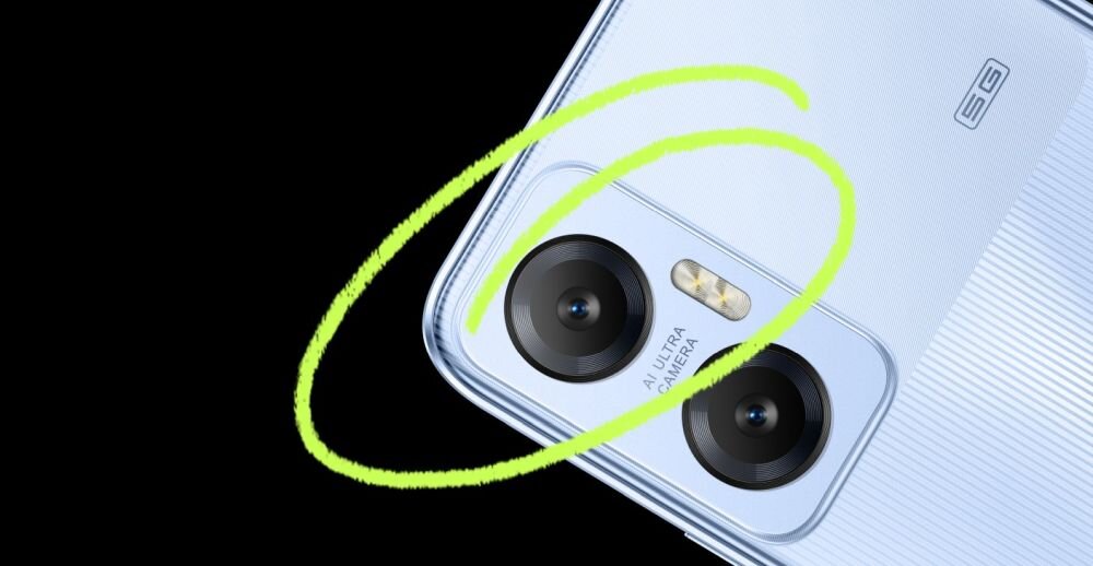 Smartfon INFINIX Hot 20 5g ekran bateria aparat procesor ram pamięć pojemność rozdzielczość zdjęcia filmy opis dane cechy blokady system łączność wifi bluetooth obudowa szkło odporność porty muzyka transfer sieć przekątna matryca waga czujniki oled amoled ips