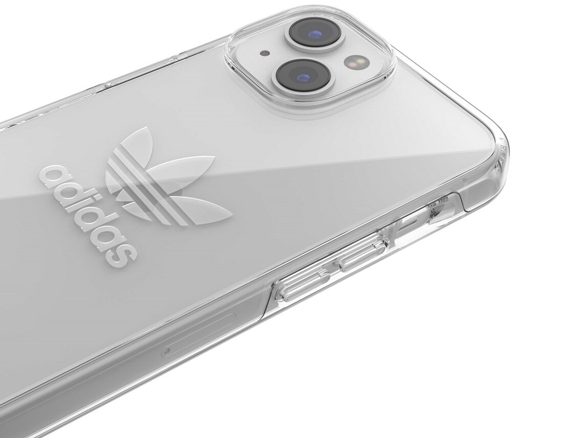 ETUI ADIDAS TREFOIL ORIGINALS DO IPHONE 14 PRZEZROCZYSTE sztywne plecy dopasowanie