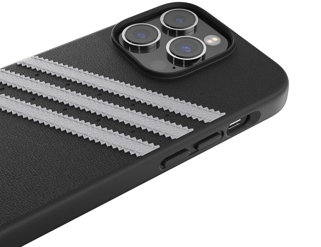 ETUI ADIDAS SNAP CASE DO IPHONE 14 PRO CZARNE sztywne plecy dopasowanie