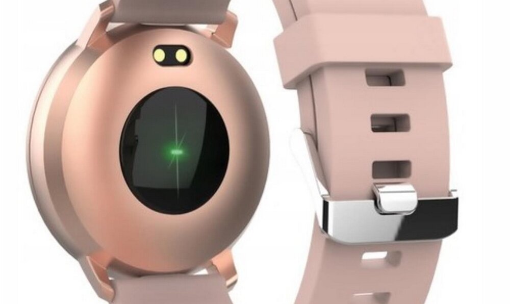 Smartwatch FOREVER Forevive Lite SB-315 ekran bateria czujniki zdrowie sport pasek ładowanie pojemność rozdzielczość łączność sterowanie krew puls rozmowy smartfon aplikacja 