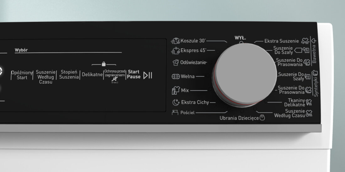 Suszarka SHARP KD-NHH7S8GW3-PL 15 programow suszenia