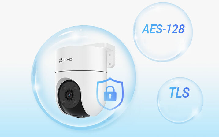Kamera EZVIZ H8C - Bezpieczeństwo danych, kamera w bańce mydlanej