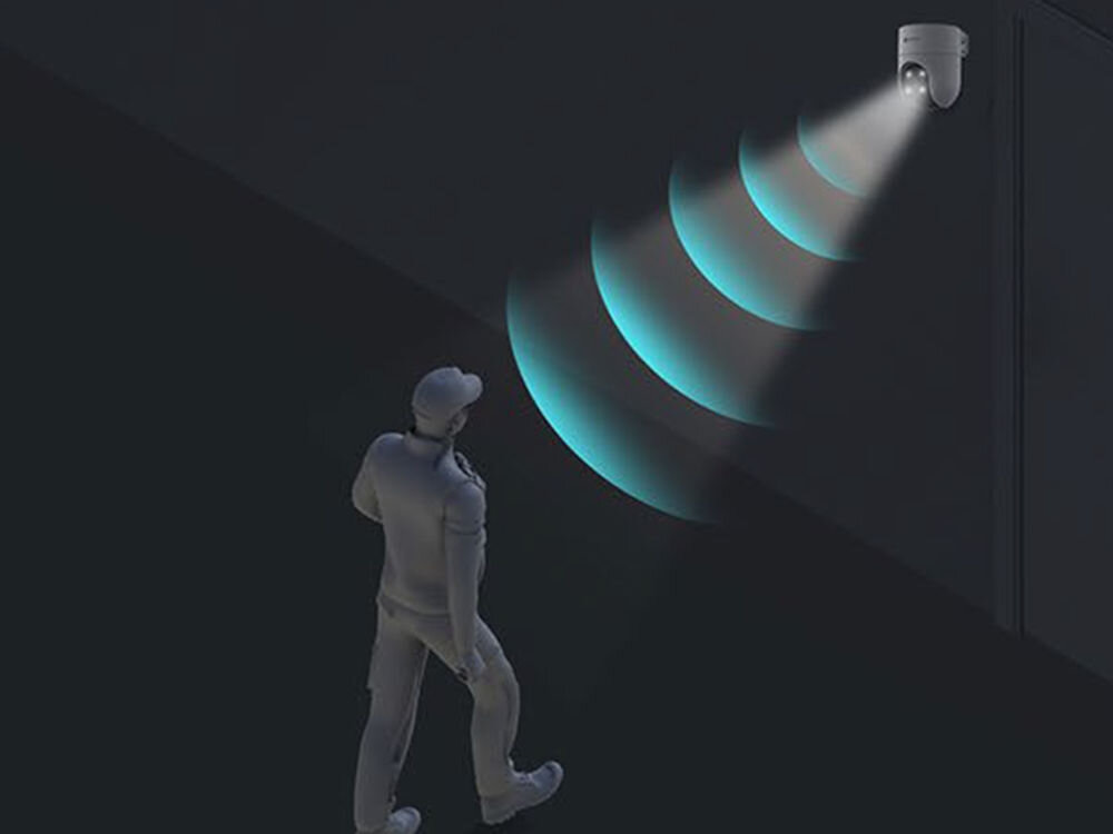 Kamera EZVIZ H8C - Aktywna ochrona, kamera wykrywa ruch osoby