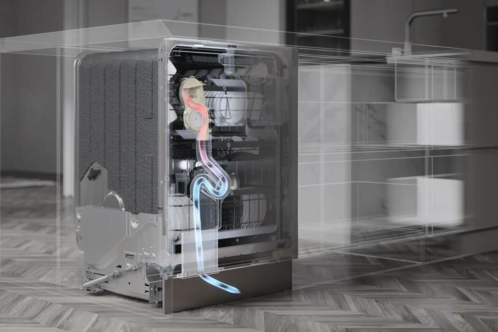 ASKO DFI545K system suszenie turbo combi drying wentylator wilgoć usuwanie automatyczne otwieranie drzwi suche powietrze