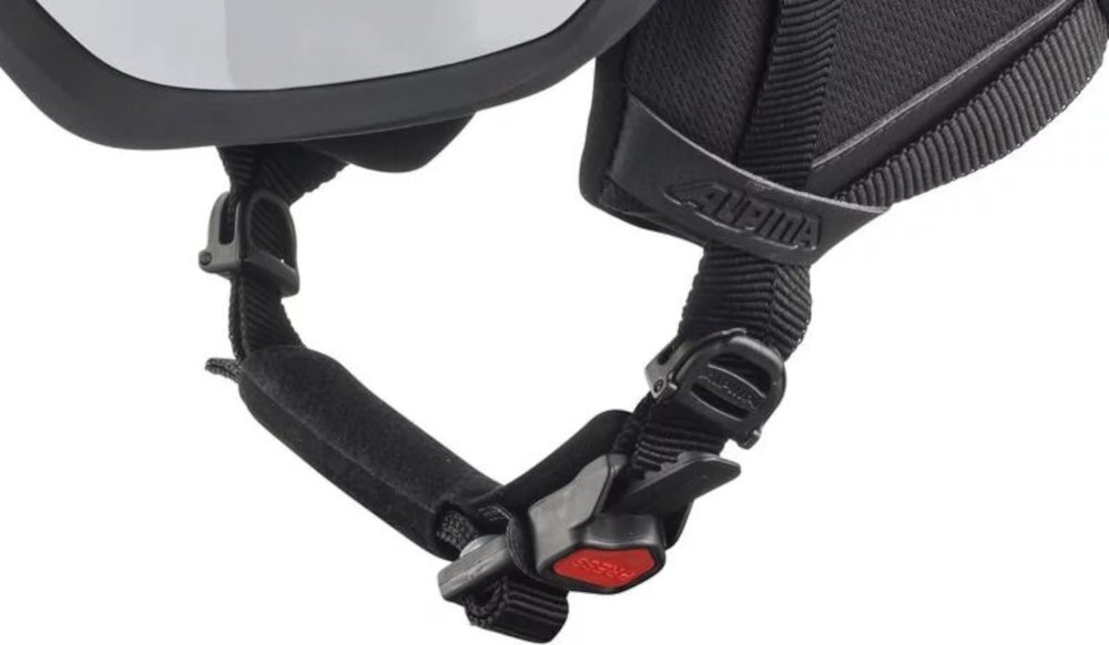 Kask narciarski ALPINA Arber Visor Q Lite powietrze wymiana wentylacja konstrukcja redukcja potliwość