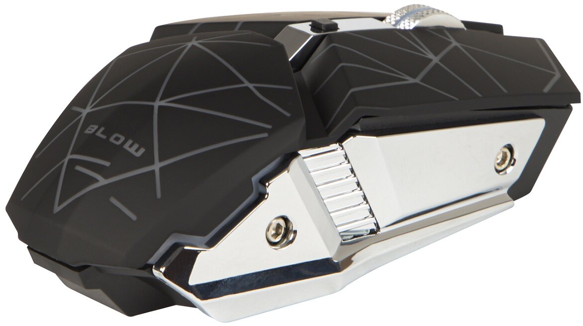 Mysz BLOW Adrenaline Hurricane 3 USB typu A Plug Play Podświetlenie LED Wielofunkcyjne przyciski wysoka jakość