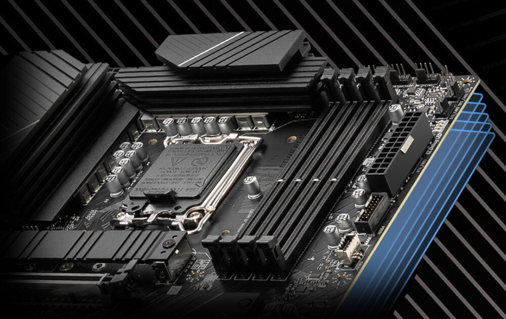 Płyta główna MSI PRO Z790-P WiFi wytrzymałość radiatory temperatura osłona