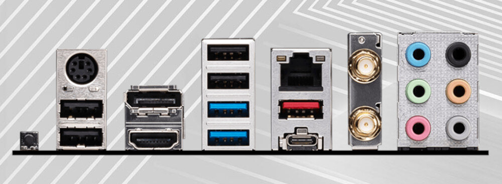 Płyta główna MSI PRO Z790-P WiFi złącza porty podłączenie