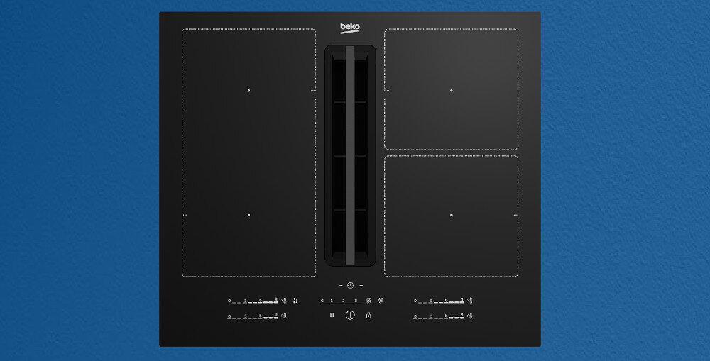 Płyta indukcyjna BEKO HIXI64700UF płyta indukcyjna 2 pola czarna stalowa ramka szkło ceramiczne