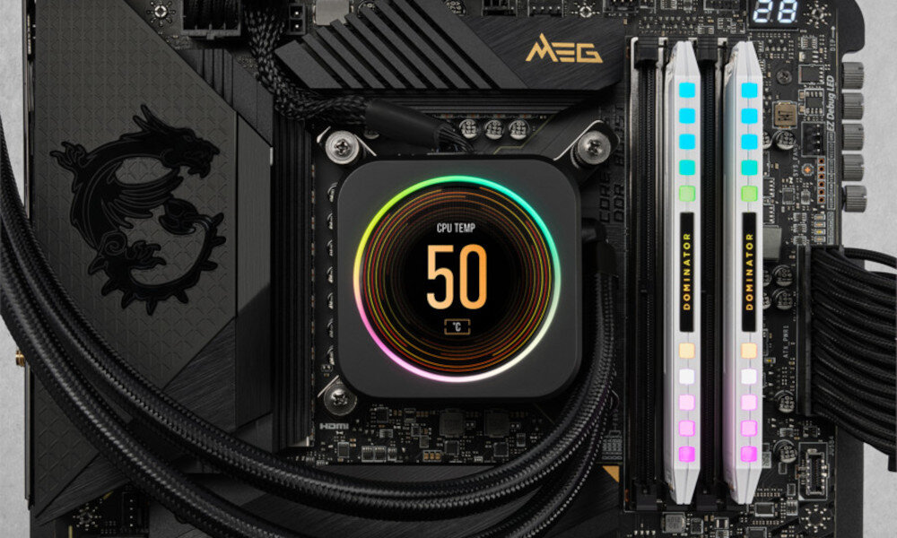 Pamiec RAM CORSAIR Dominator Platinum RGB 32GB 5200MHz wysoka czestotliwosc taktowania