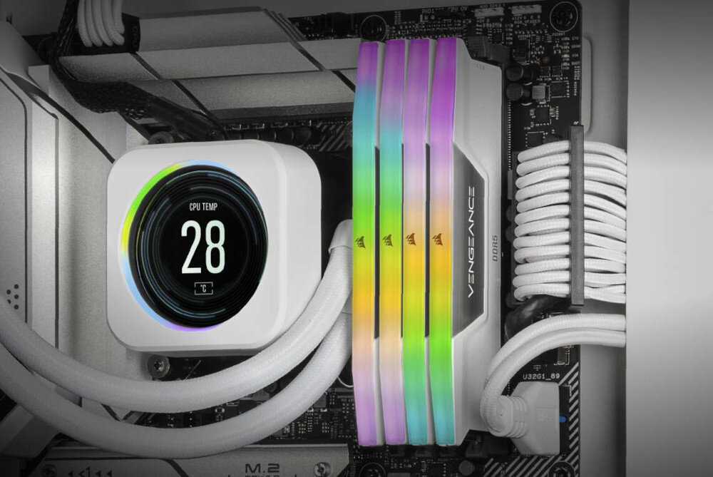 Pamięć RAM CORSAIR Vengeance RGB 32GB 6000MHz wysoka kompatybilnosc