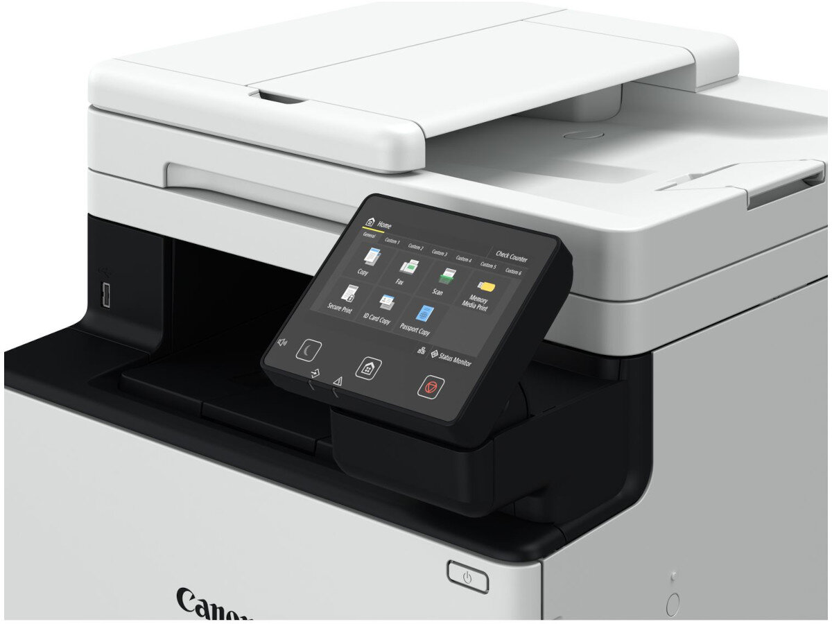 Urzadzenie wielofunkcyjne CANON i-SENSYS MF754Cdw wbudowany przejrzysty wyswietlacz