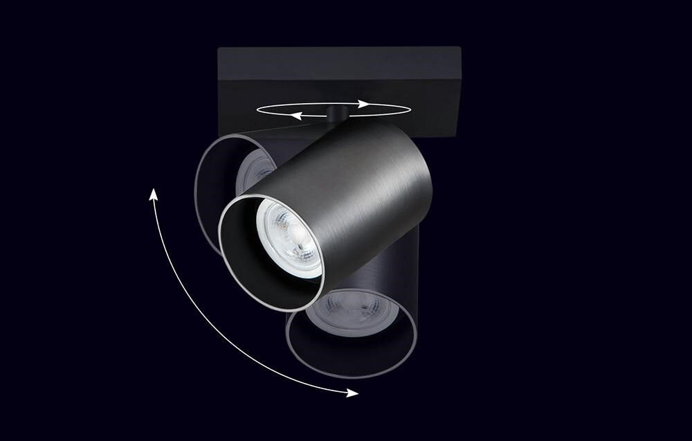 Reflektor YEELIGHT Spotlight YLDDL-0083 czarny Wi-Fi obracanie przechylanie