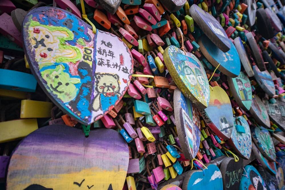 Fotografia uliczna Laową 10 mm f/4,0 Cookie zdjęcie kłódek 