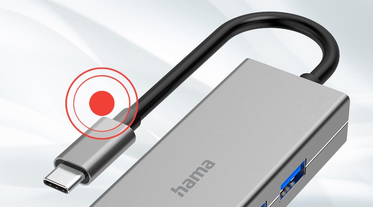 Hub HAMA 200136 podłączenie kabel