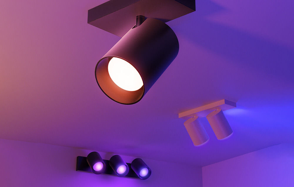 Reflektor YEELIGHT Spotlight YLDDL-0084 czarny Wi-Fi 2 żarówki regulacja temperatury koloru jasności kompatybilność