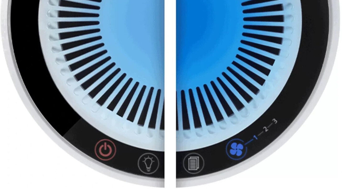 Oczyszczacz powietrza LEVOIT LV-H132 trzy tryby predkosci trzy tryby prędkości wskaznik wymiany filtra regulowana funkcja podswietlenia nocnego