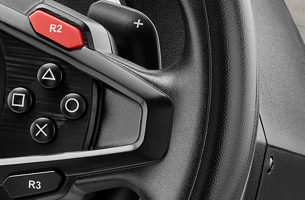 Kierownica THRUSTMASTER T128 (PS4/PS5/PC) konstrukcja przyciski programowalne