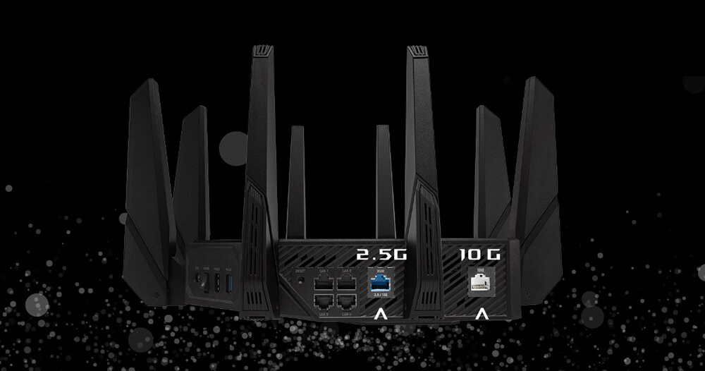 Router ASUS ROG Rapture GT-AX11000 Pro - WAN LAN