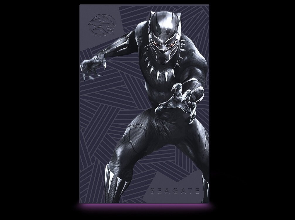 Dysk SEAGATE FireCuda Marve SE 2TB HDD Black Panther Okoye Shuri Solidny Unikatowy kolekcjonerski podświetlenie RGB LED