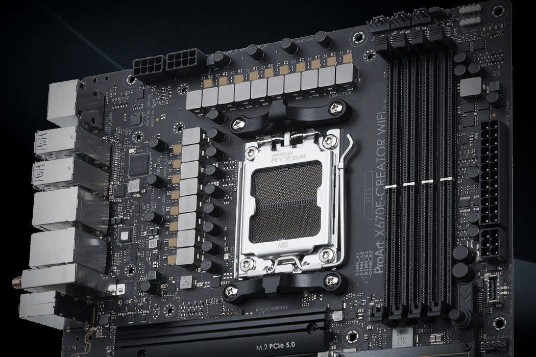Płyta główna ASUS ProArt X670E Creator WiFi - chlodzenie AI Cooling