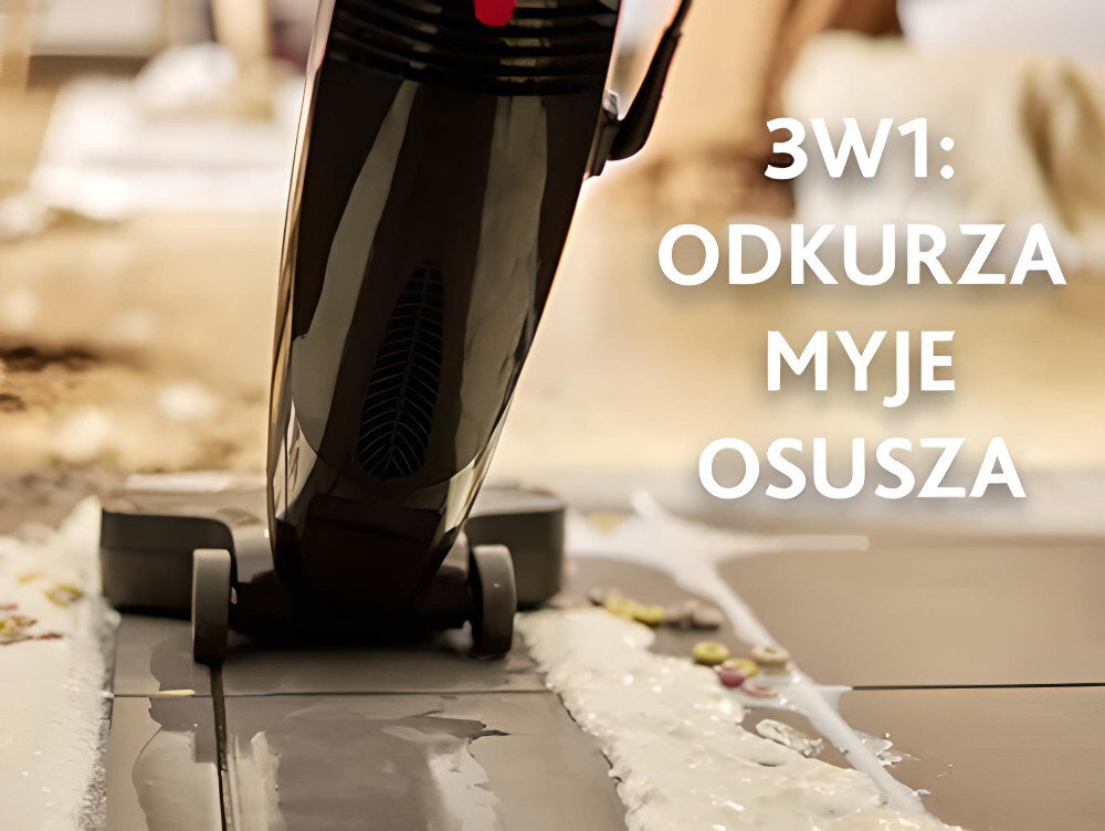 Odkurzacz VILEDA Jet Clean Pet 3w1 odkurza myje osusza tryb MAX
