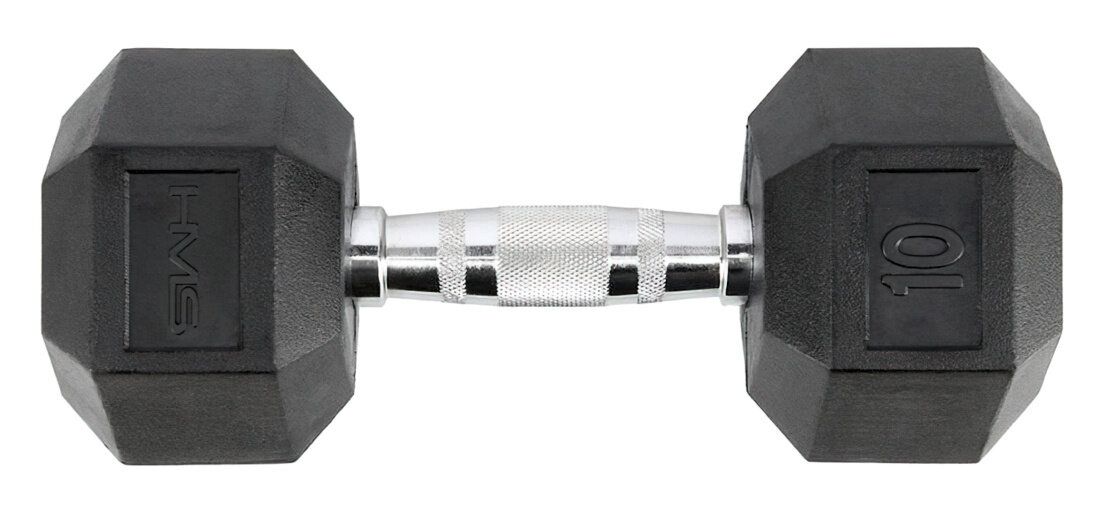 Hantla HMS Hex Pro Black ciężar odporność uchwyt