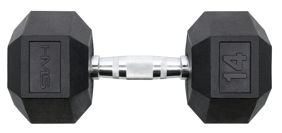 Hantla HMS Hex Pro Black ciężar odporność uchwyt