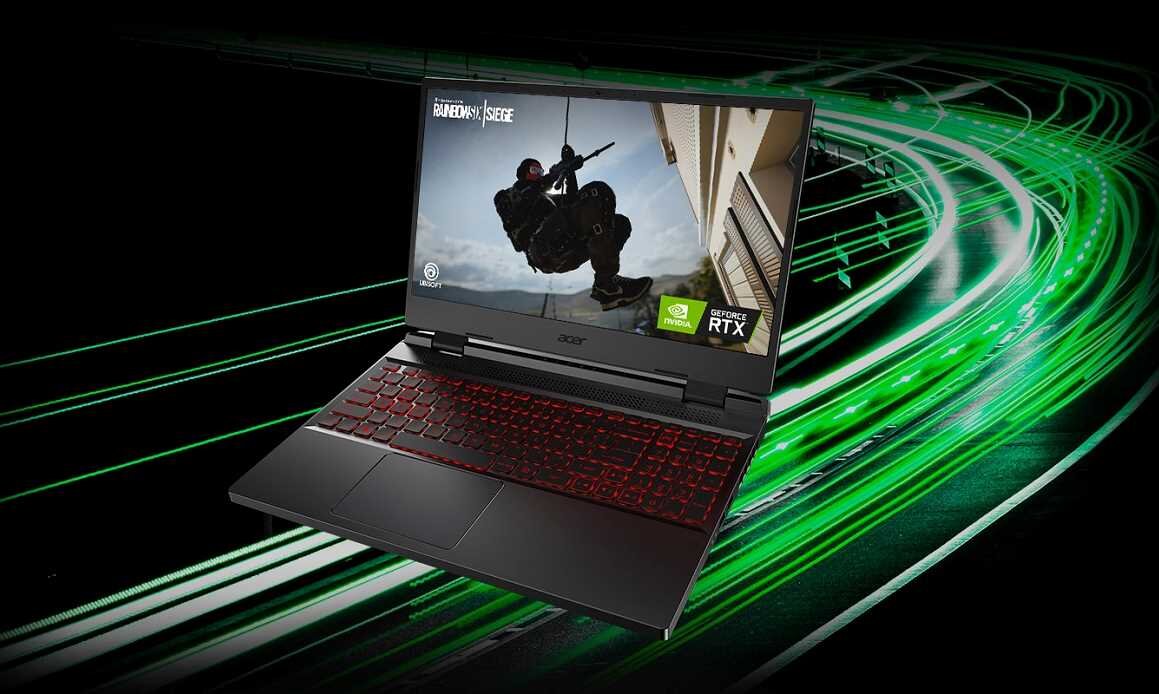 Laptop ACER Nitro 5 AN517-42 - Karta graficzna NVIDIA GeForce RTX z serii 30 Ampere RTX NVIDIA ray tracing 