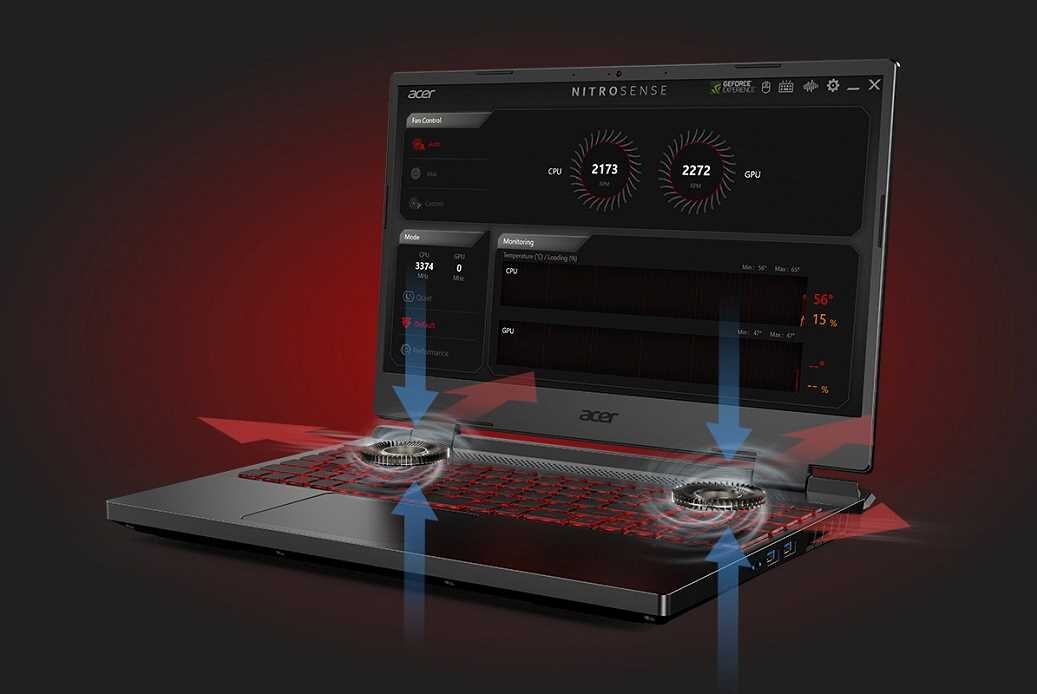 Laptop ACER Nitro 5 AN517-42 - Doskonałe Chłodzenie