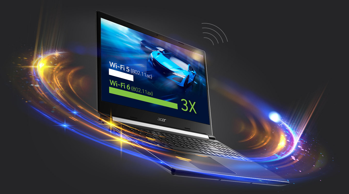 Laptop ACER Aspire 7 A715-43G - Wi-Fi 6