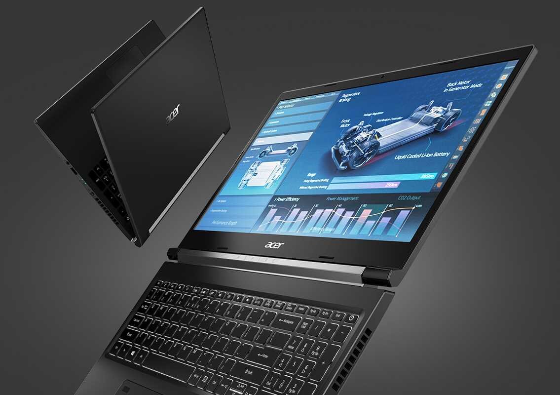 Laptop ACER Aspire 7 A715-43G - Grafitowa obudowa