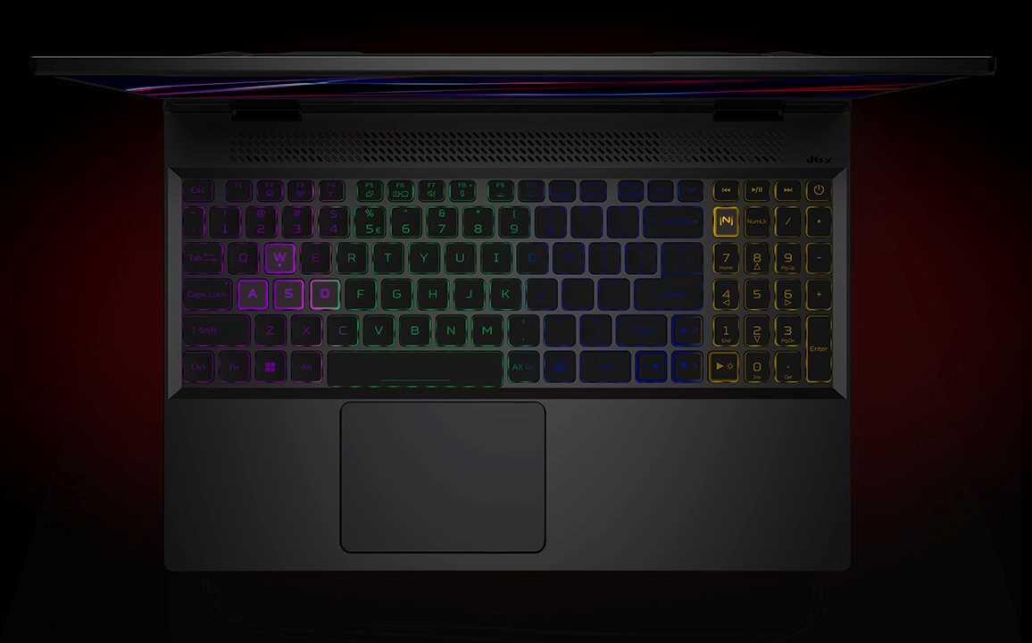 Laptop ACER Nitro 5 AN517-42 - NitroSense Czterostrefowe podświetlenie RGB klawiatury