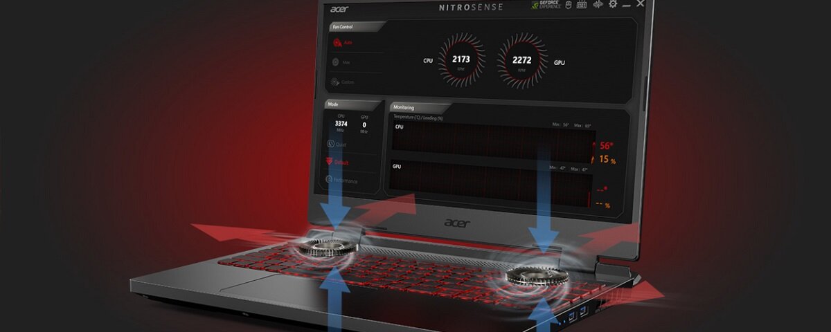 Laptop ACER Nitro 5 AN517 Zachowaj zimną krew pod ostrzałem

