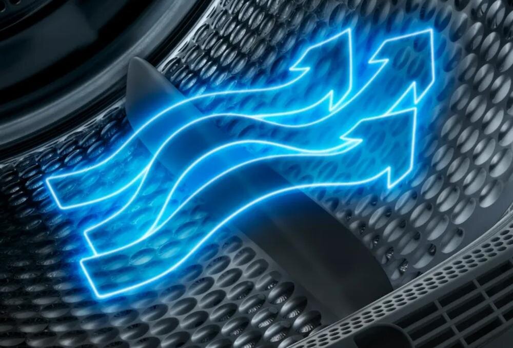 SIEMENS WT45HVEEPL system bęben przepływ powietrze temperatura łopatki