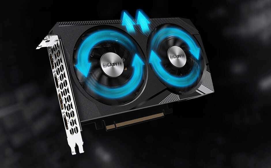 Karta graficzna GIGABYTE GeForce RTX 3060 Ti WindForce OC 8GB - WINDFORCE 2X  