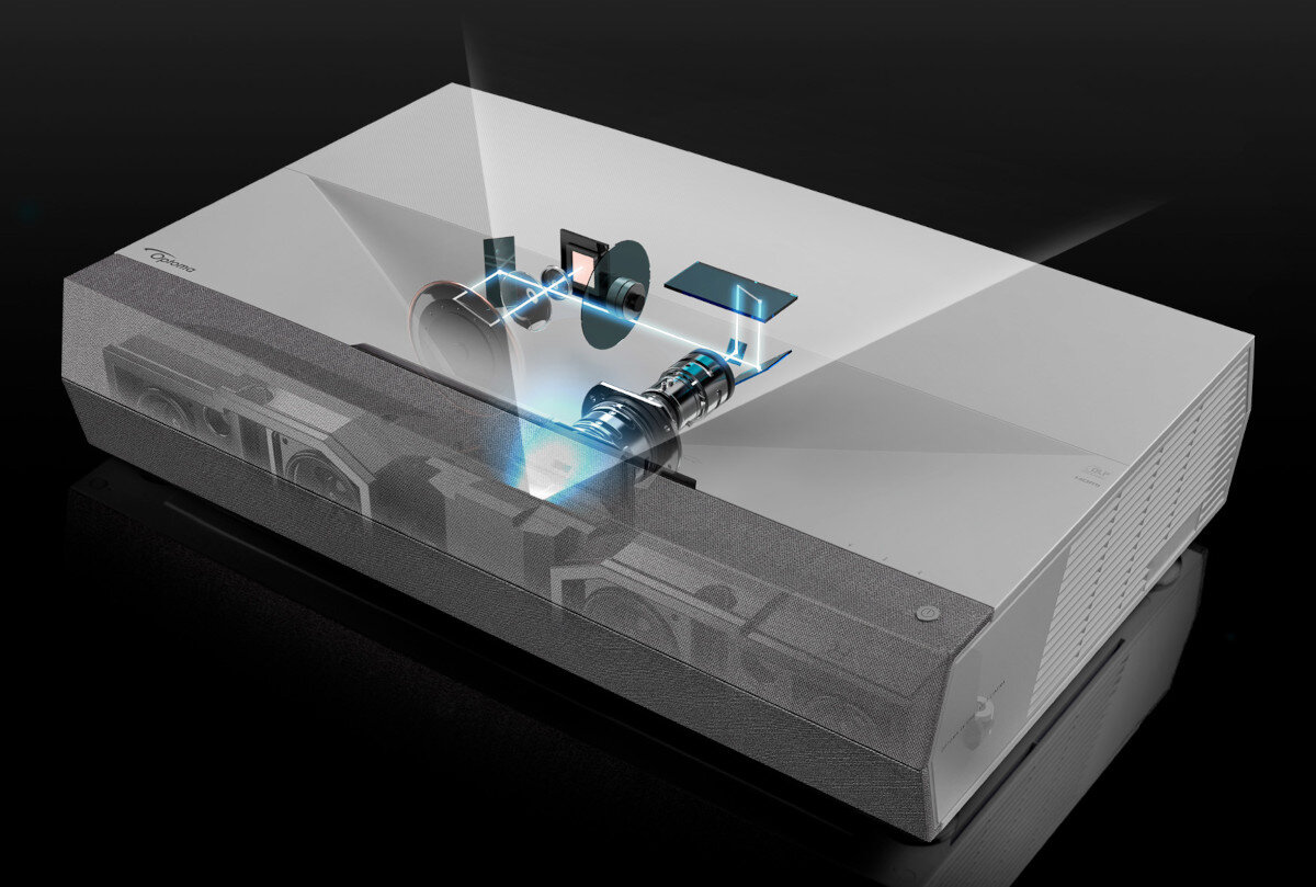Projektor OPTOMA CinemaX D2 technologia laserowa