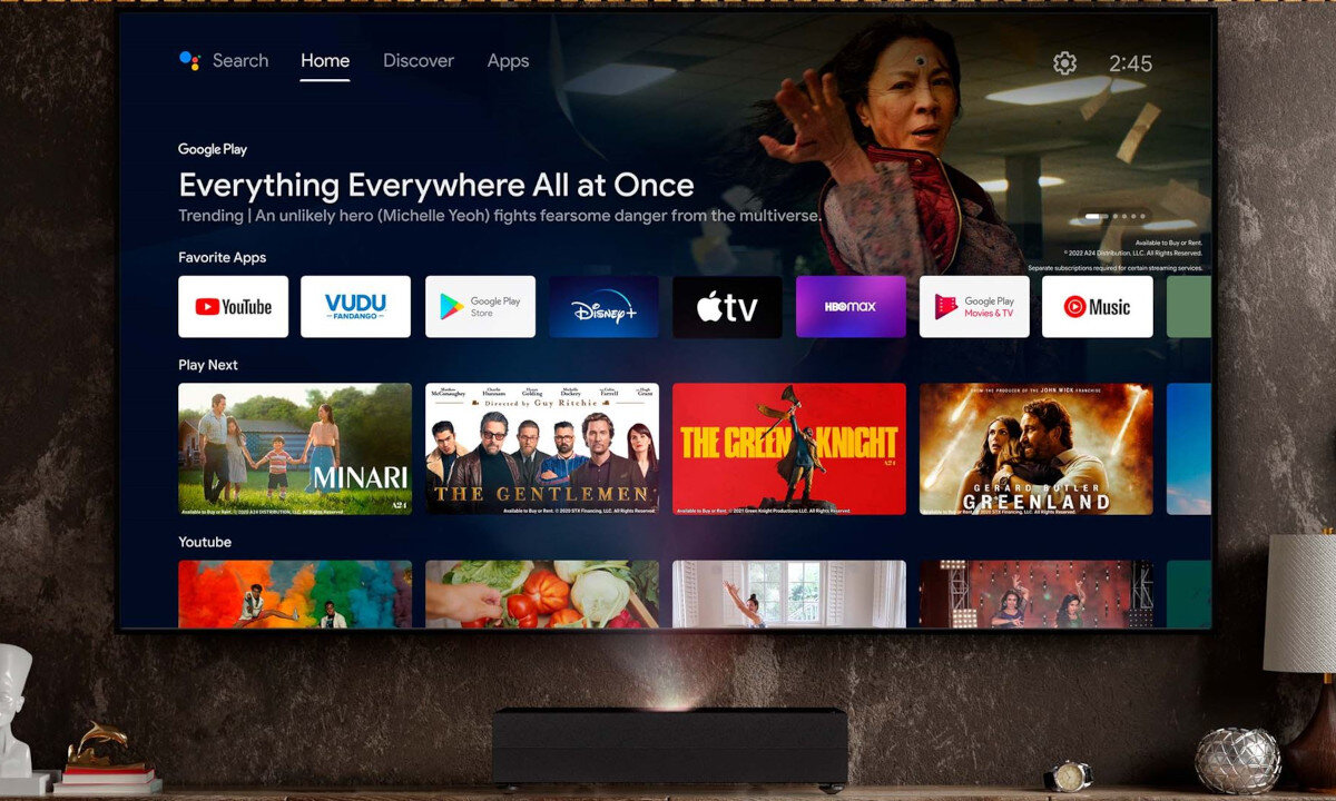Projektor OPTOMA CinemaX D2 Smart system Android TV