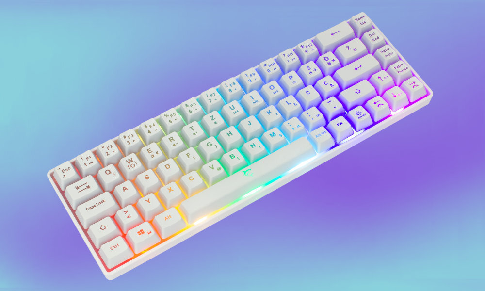 Klawiatura WHITE SHARK Ronin Biały