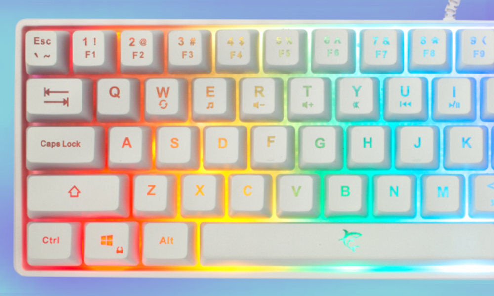 Klawiatura WHITE SHARK Ronin Biały