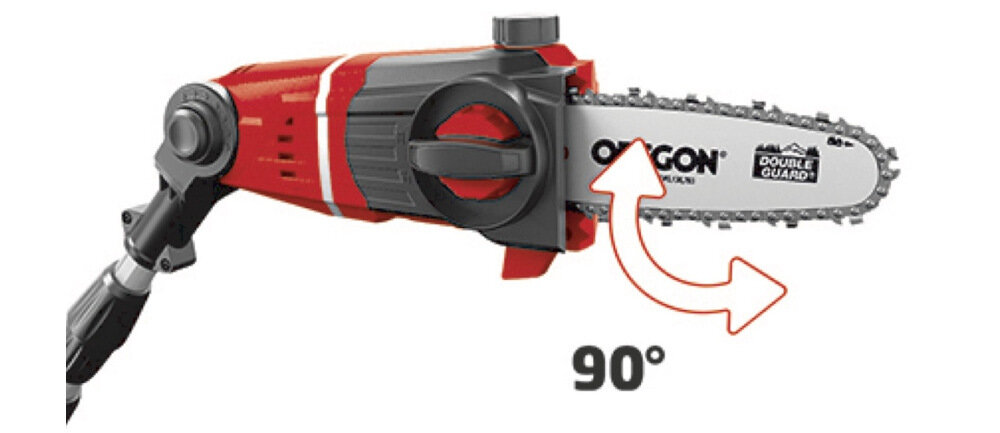 Nożyce do żywopłotu EINHELL GE-HC 18 Li T akumulatorowe do typowych prac wycinkowych do niezwykle precyzyjnych zadań specjalnych piła łańcuch OREGON solidne ostrze obracana głowica o 90 stopni