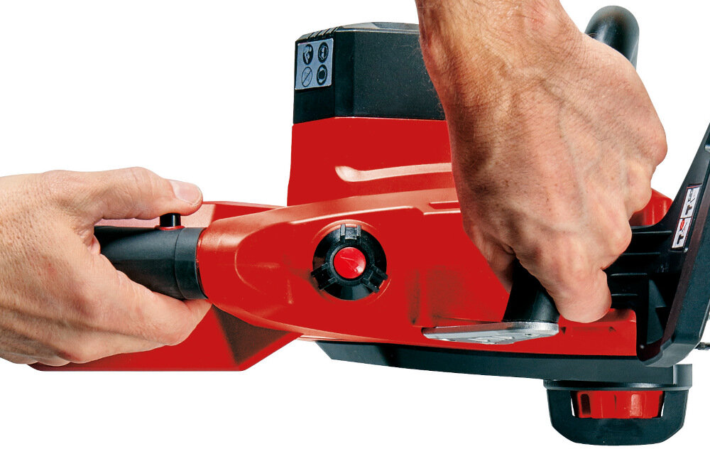 Piła akumulatorowa EINHELL GE-LC 18 Li 4.0 Ah ZS zaawansowana technologia Einhell efektywnosc komfort pracy bezproblemowe ciecie latwa obsluga bezpieczne zastosowanie dla pasjonata ogrodow dla pracownikow branzy ogrodniczej