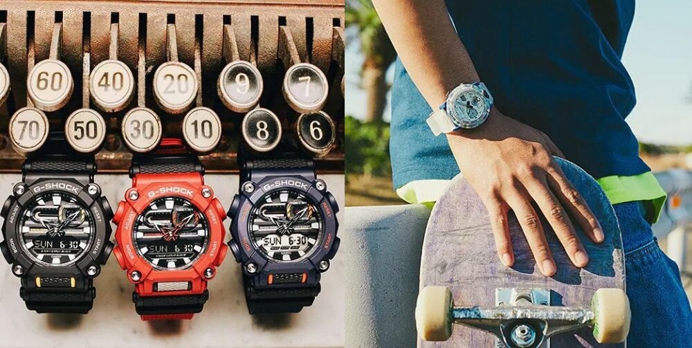 Zegarek sportowy CASIO G-SHOCK GA-900  ekran bateria czujniki zdrowie sport pasek ładowanie pojemność rozdzielczość łączność sterowanie krew puls rozmowy smartfon aplikacja 