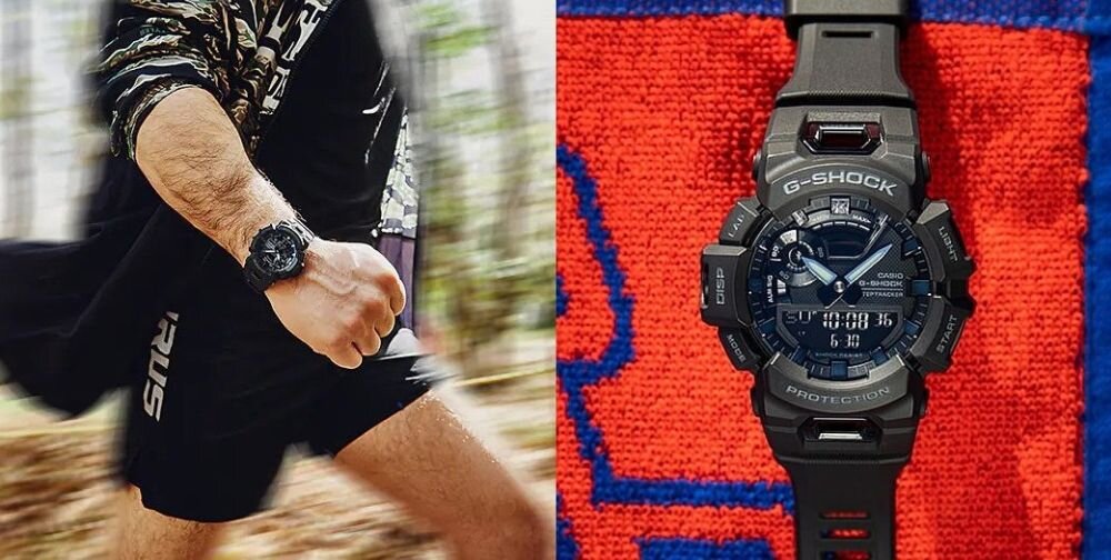 ZEGARKEK CASIO G-SHOCK G-SQUAD GBA-900   ekran bateria czujniki zdrowie sport pasek ładowanie pojemność rozdzielczość łączność sterowanie krew puls rozmowy smartfon aplikacja 