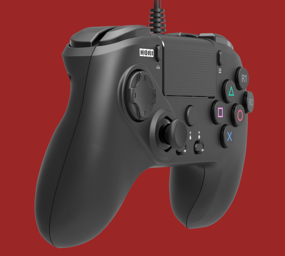 Kontroler HORI Fighting Commander Octa Czarny design gra zabawa wymiary licencja przyciski gry