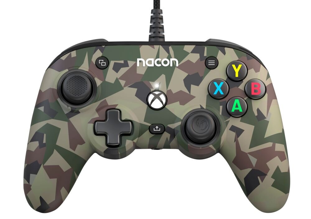 Kontroler NACON Compact Pro  konsola przyciski pc granie kabel sterowanie 