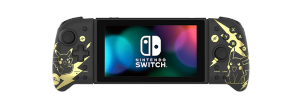 Kontroler HORI Split Pad Pro Czarno-złoty design gra zabawa wymiary licencja przyciski gry